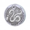 RWANDA 50 RWF Argent 999/1000 1 Once Année du Serpent 2025 ⏰