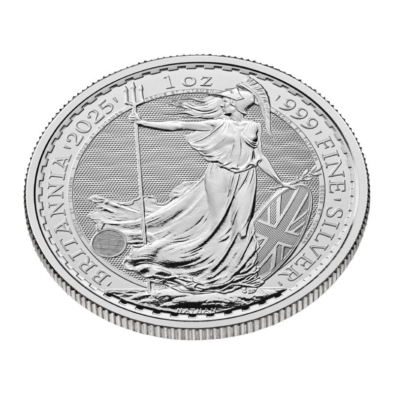 GRANDE BRETAGNE 2 Pounds Argent 1 Once Britannia 2025 ⏰