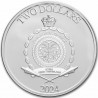 NIUE 2 Dollars Argent 1 Once Mythologie Grecque Theseus 2024 ⏰