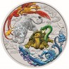 AUSTRALIE 1 Dollar Argent Couleur 1 Once Mythes et légendes les 4 Guardiens Hong 2024 ⏰