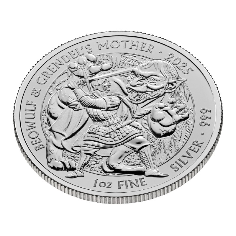 GRANDE BRETAGNE 2 Pounds Argent 1 Once Beowulf 2025 ⏰