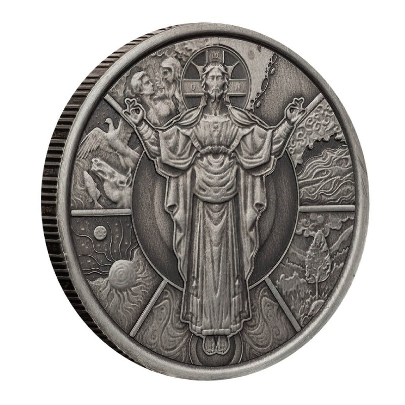 SAMOA 1 Dollar Argent Antique 1/2 Once le Créateur 2024 ⏰