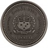 SAMOA 1 Dollar Argent Antique 1/2 Once le Créateur 2024