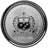 SAMOA 2 Dollars Argent Couleur 1 Once le Créateur 2024 ⏰
