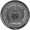 SAMOA 1 Dollar Argent 1/2 Once le Créateur 2024 ⏰