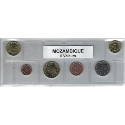 Mozambique série de 6 pièces de monnaie