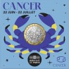 FRANCE Astrologie 5 Euro Argent Cancer 2025 ⏰