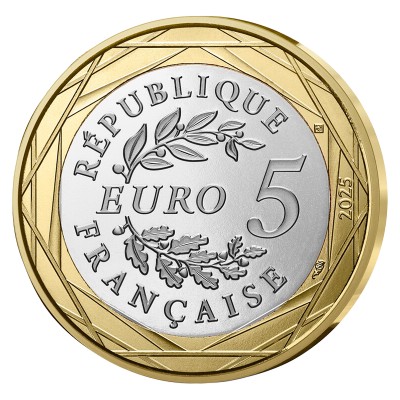 FRANCE Astrologie 5 Euro Argent Gémeaux 2025 ⏰