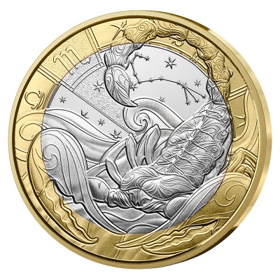 FRANCE Astrologie 5 Euro Argent Scorpion 2025 ⏰