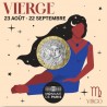 FRANCE Astrologie 5 Euro Argent Vierge 2025 ⏰