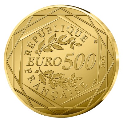 FRANCE Astrologie 500 Euro Or la Roue Astrologique 2025 ⏰
