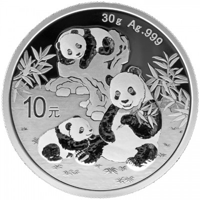 CHINE 10 Yuan Argent 30...