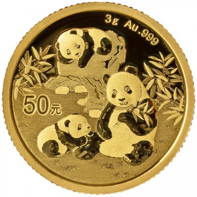 CHINE 10 Yuan Or 3 grammes...