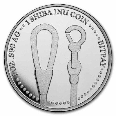 Médaille Argent 1 Once SHIBA INU - Bitpay