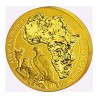 RWANDA 100 RWF Or 1/12 Once Aigle Martial 2025 ⏰
