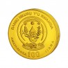 RWANDA 100 RWF Or 1/12 Once Aigle Martial 2025 ⏰