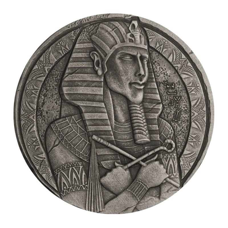 TCHAD 1 000 Francs Argent 2 Onces Antique Amenhotep IV 2023 ⏰