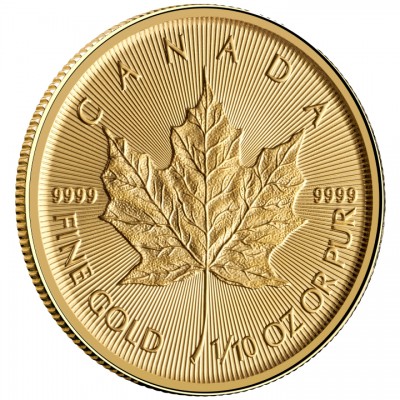 CANADA Dollars Or 1/10 Once...
