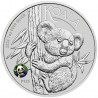 AUSTRALIE 1 Dollar Argent 1 Once KOALA 2024 Marque Panda ⏰