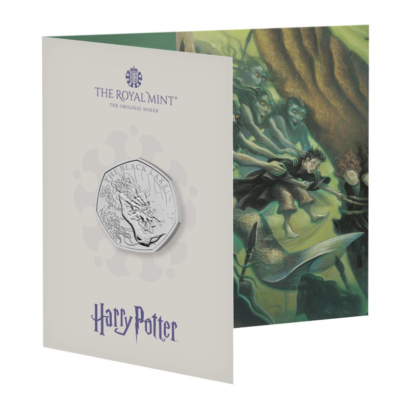 GRANDE BRETAGNE 50 Pence Harry Potter le Lac Noir 2024 ⏰