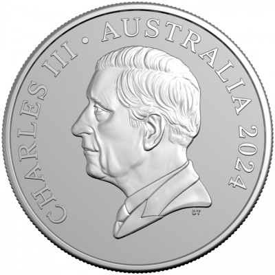 RAM AUSTRALIE 1 Dollar Argent 1 Once Kangourou dans le Désert 2024 ⏰