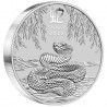 AUSTRALIE 8 Dollars Argent 5 Onces Année du Serpent 2025 ⏰