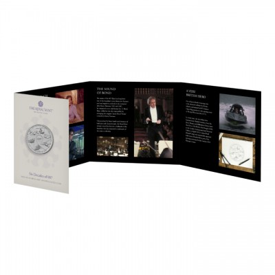 GRANDE BRETAGNE 5 Pounds James Bond 6 Décennies 2024 ⏰