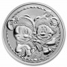 NIUE 2 Dollars Argent les Vacances de Mickey et Minnie 2024 ⏰