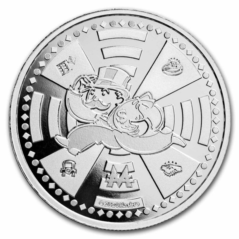 SAMOA 5 Dollars Argent Monopoly 2024 ⏰