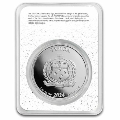 SAMOA 5 Dollars 1 Once Argent Monopoly 2024  TEP⏰