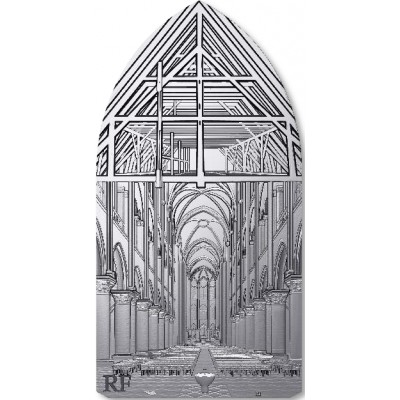 FRANCE 10 Euro Argent BE Notre-Dame de Paris 2024