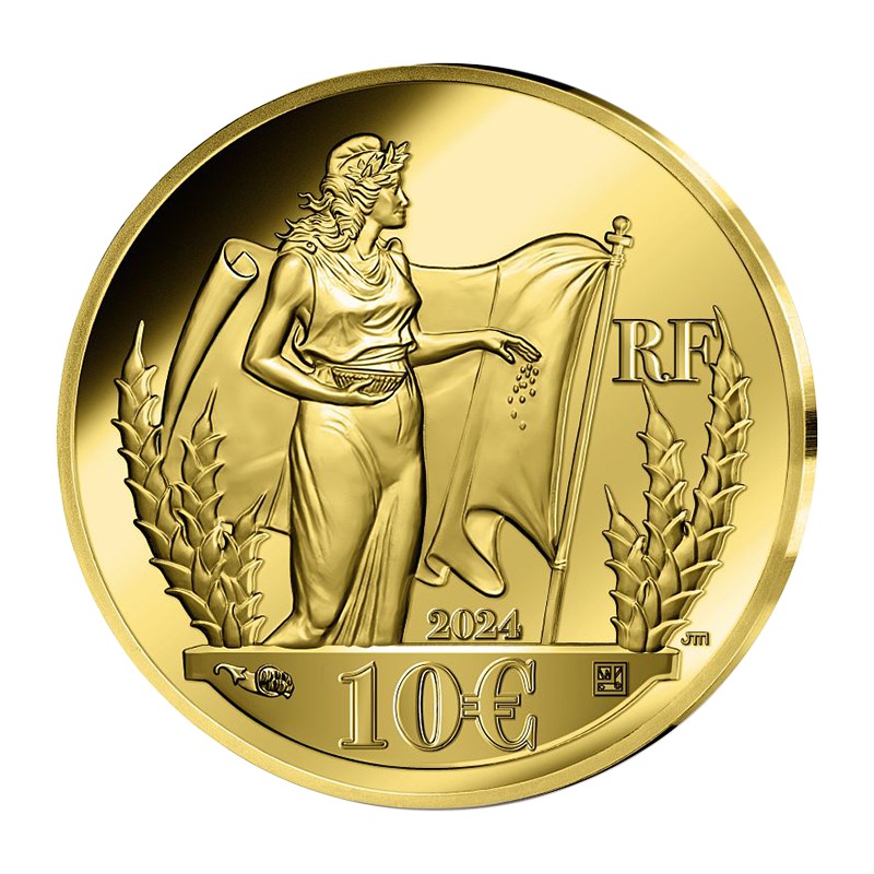 FRANCE 10 Euro Or BE Semeuse / Lady Liberty 2024 ⏰