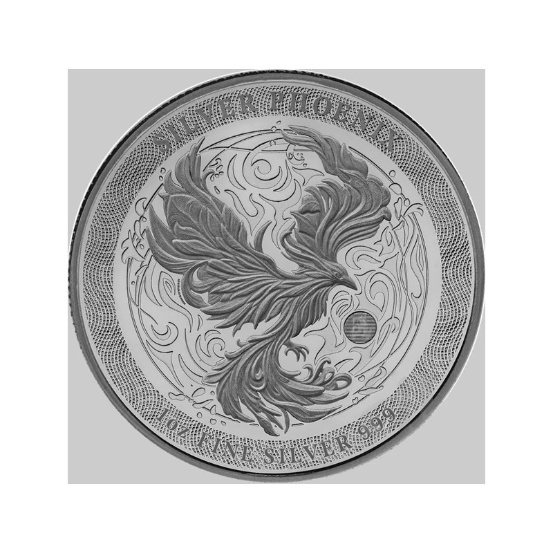 NIUE 2 Dollars Argent 1 Once Phoenix d'Argent 2025 ⏰