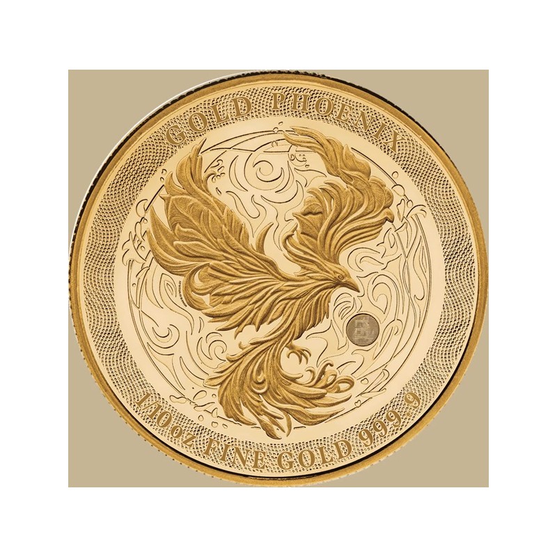 NIUE 25 Dollars Or 1/10 Once Phoenix 2025