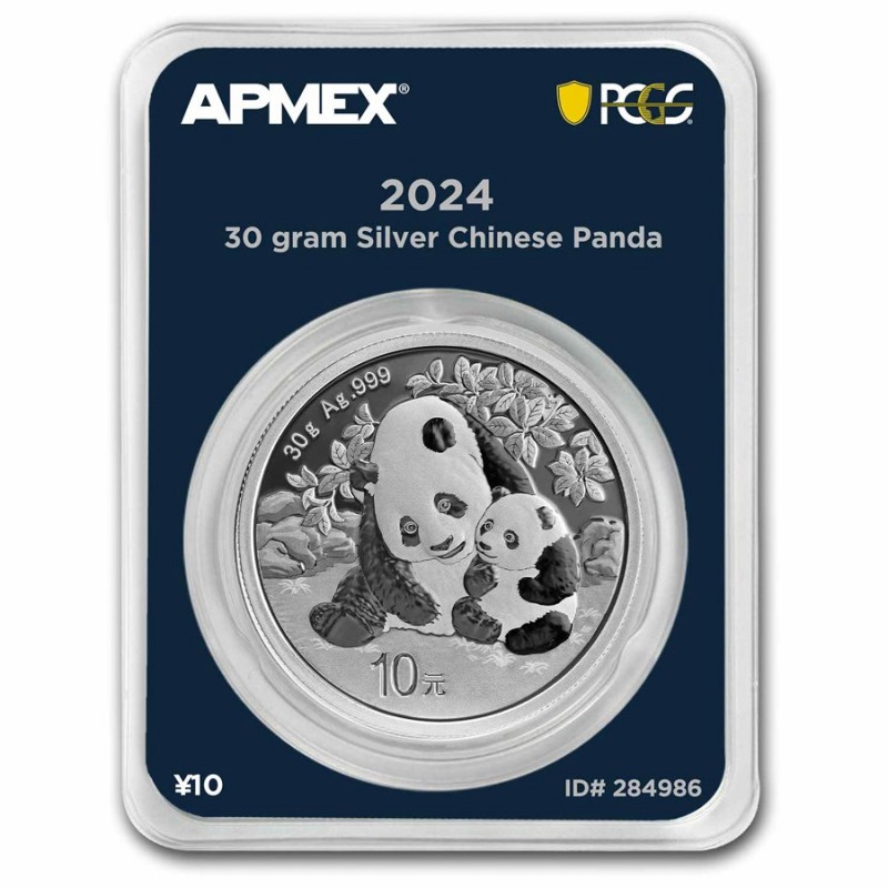 CHINE 10 Yuan Argent 30 grammes Panda 2024 1ère Frappe