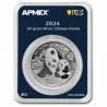 CHINE 10 Yuan Argent 30 grammes Panda 2024 1ère Frappe