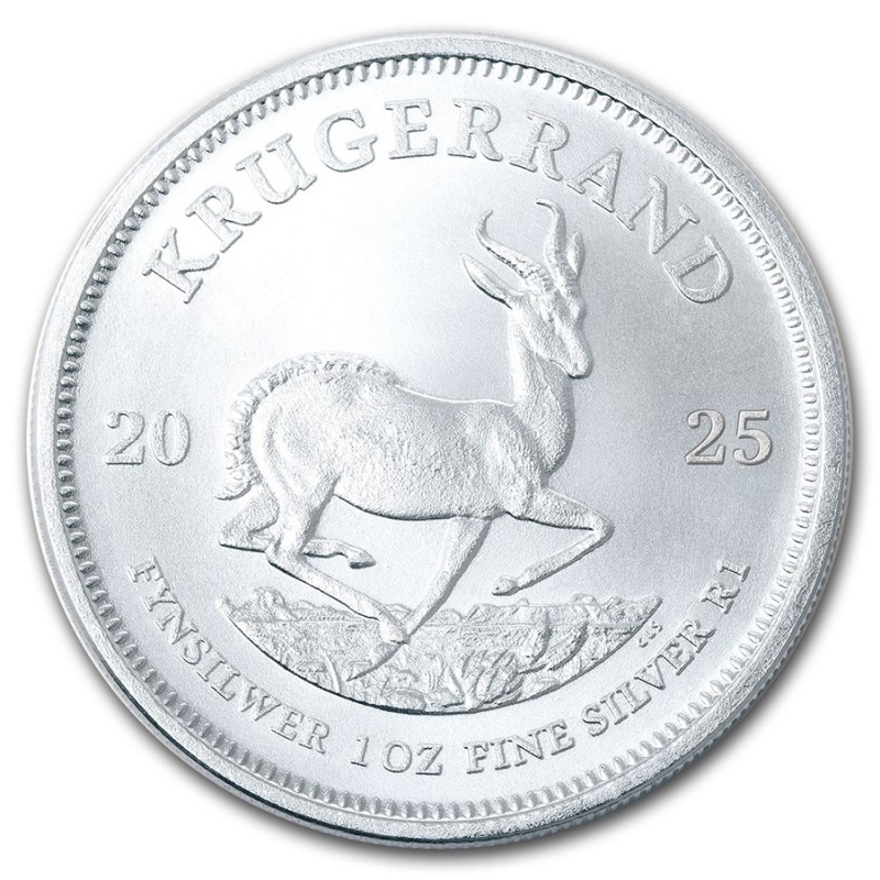 AFRIQUE DU SUD Argent 1 Once Krugerrand 2025 ⏰