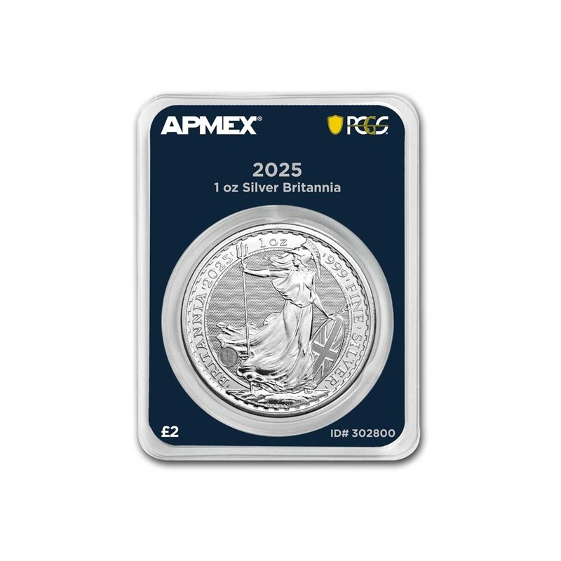 GRANDE BRETAGNE 2 Pounds Argent 1 Once Britannia 2025 1ère Frappe