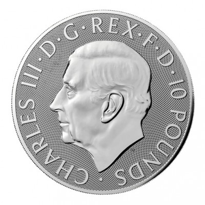 GRANDE BRETAGNE 10 Livres Argent 5 Onces Lion Anglais et Aigle Américain 2025 ⏰