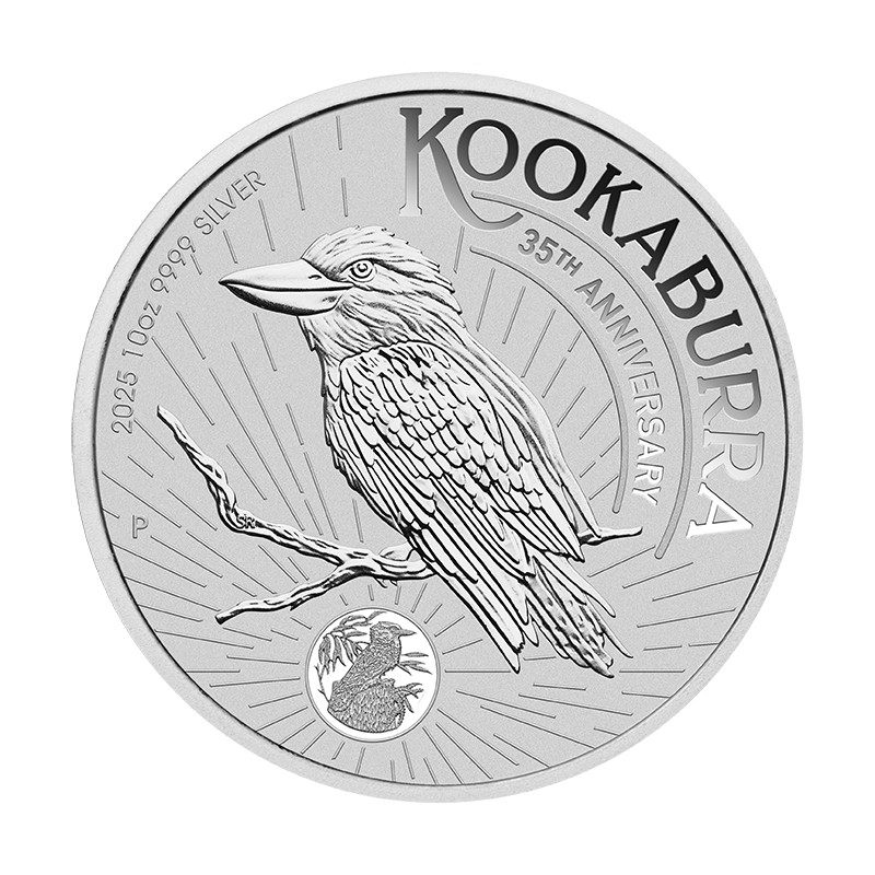 AUSTRALIE 10 Dollars Argent 10 Onces KOOKABURRA 2025 ⏰