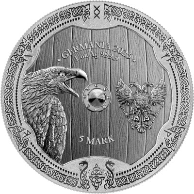 GERMANIA 5 Marks Argent 1 Once Valkyrie Arnhild 2025 ⏰