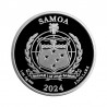 SAMOA 2 Dollars Argent Couleur 1 Once Popeye et ses amis 2024