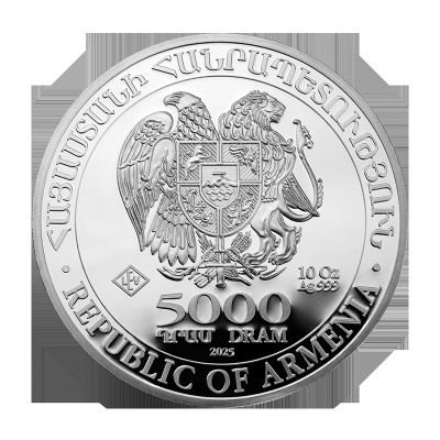 ARMENIE 5 000 Drams Argent...