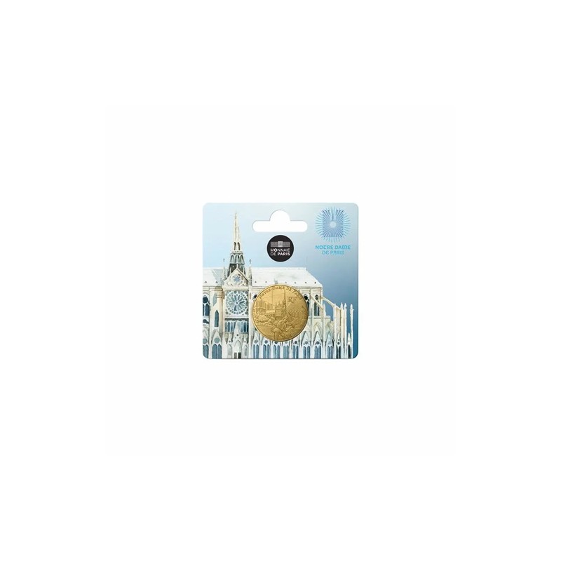 FRANCE 1/4 euro Commémorative Notre-Dame de Paris 2025 ⏰