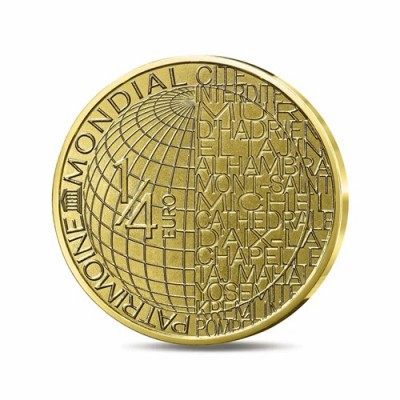 FRANCE 1/4 euro Commémorative Notre-Dame de Paris 2025 ⏰