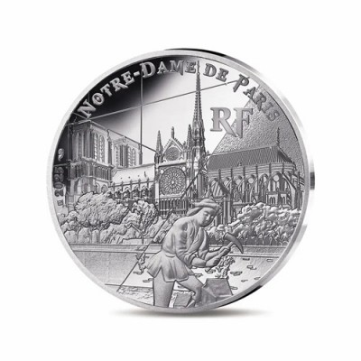 FRANCE 10 Euro Argent BE Notre-Dame de Paris 2025 ⏰