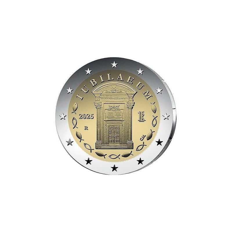 ITALIE 2 Euro Année Saint Jubilé 2025 UNC ⏰