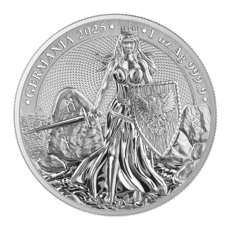 Médaille 5 Mark Argent 1 Once Germania 2025 ⏰