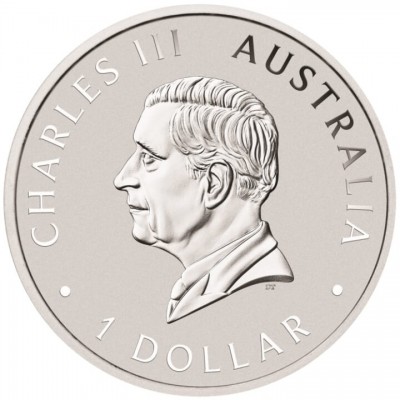 AUSTRALIE 1 Dollar Argent 1 Once Wedge 2025 ⏰