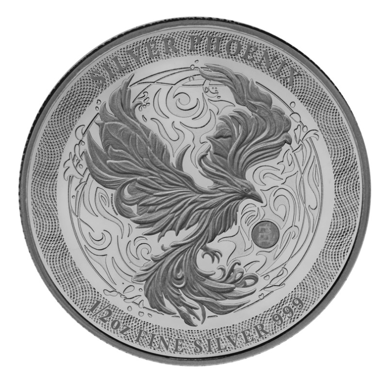 NIUE 1 Dollar Argent 1/2 Once Phoenix 2025 ⏰